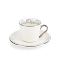 Tea Porcelain Set 12 Pcs From Joud -White