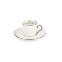 Turkish  Coffee Set 12Pcs From Joud - White