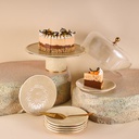 Cake  Serving Set 9Pcs From Majlis - Beige
