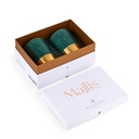 Espresso Set Of Two Cups From Majlis - Green