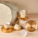 Tea Porcelain Set 12 Pcs From Majlis - Beige