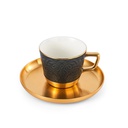 Tea Porcelain Set 12 Pcs From Majlis - Black