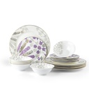 Dinner Set 18pcs From Amal - Purple