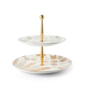 2 Tier  Serving Set  From Amal - Beige