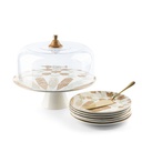 Cake  Serving Set 9Pcs From Amal - Beige