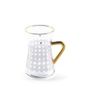 Tea And Arabic Coffee Set 19Pcs From Rattan - Red
