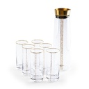 Glass Juice Set From Nour