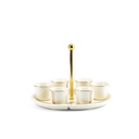 Arabic Coffee Set With cup Holder
