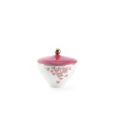 19pcs tea set ( 6 glass 6saucer 6 cawa 1 sugor) - pink+gold   