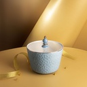 Medium Porcelain Vase From Crown - Blue