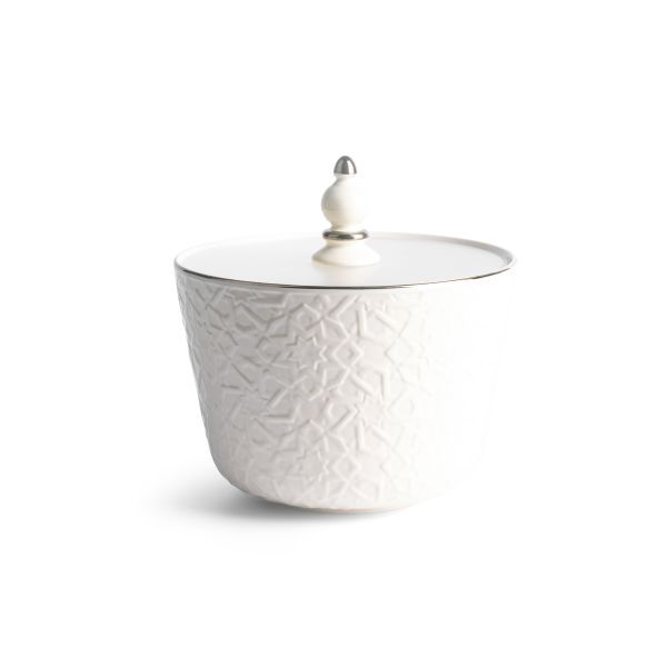  Large Porcelain Vase From Crown - Silver