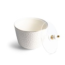  Large Porcelain Vase From Crown - Gold