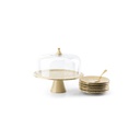 Cake Serving Set 9 Pcs From Diwan -  Ivory
