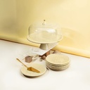 Cake Serving Set 9 Pcs From Diwan -  Ivory