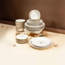 Dinner Set 18 Pcs From Diwan -  Coffee