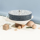 Medium Date Bowl Form Diwan -  Blue
