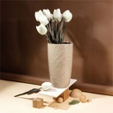 Big Flower Vase From Diwan -  Coffee