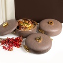 Food Warmer 3 Different Size - Brown