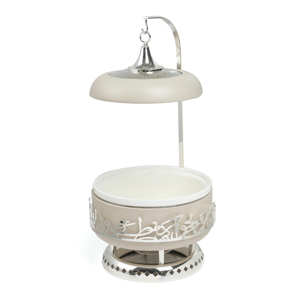 serving buffet - L From Jiwar -  BEIGE + SILVER 
