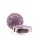 6pcs plate 7.5&quot;- Purple   