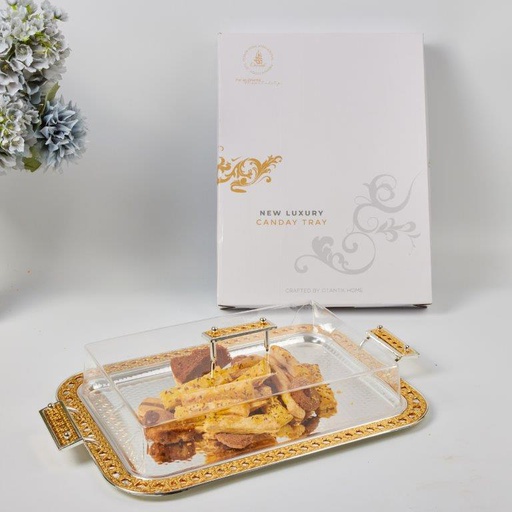 [HJ1001] Serving Tray with Acrylic Cover