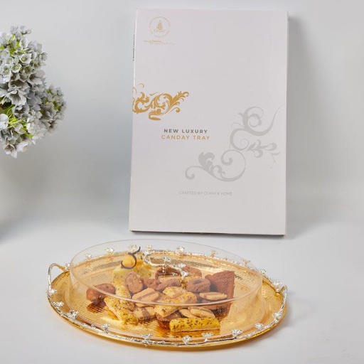 [HJ1049] Serving Tray with Acrylic Cover