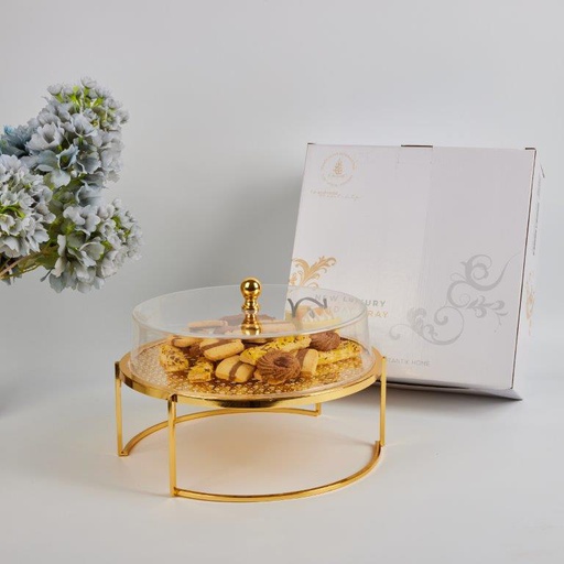 [HJ1064] Serving Tray with Acrylic Cover