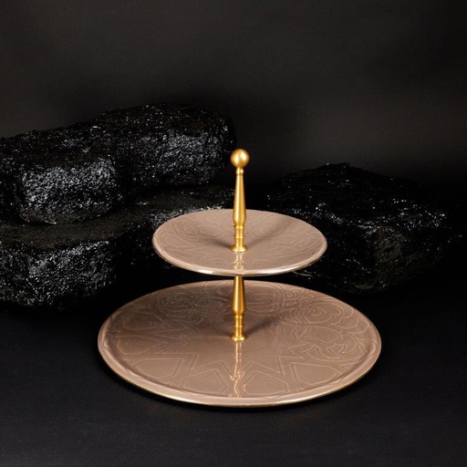 [AM1117] Porcelain Serving Stand From Majlis