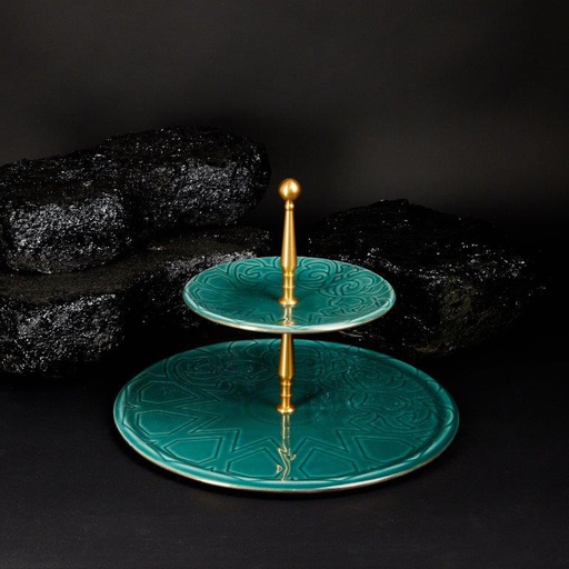 [AM1119] Porcelain Serving Stand From Majlis