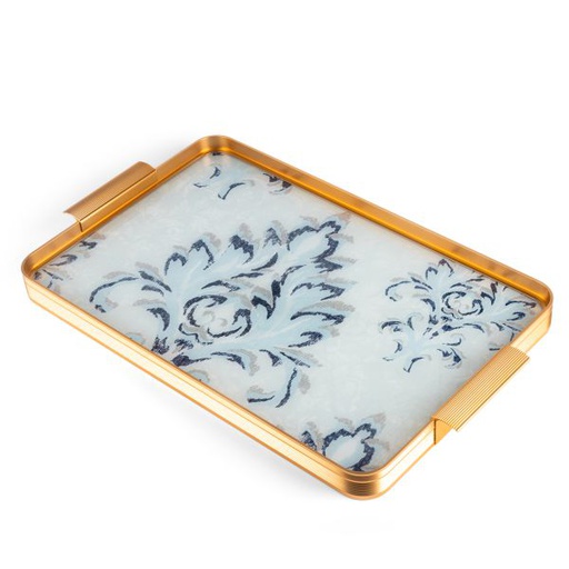 [AM1149] Aluminium Tray From Harir - Blue