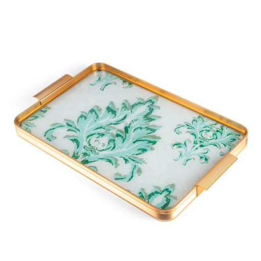[AM1151] Aluminium Tray From Harir - Green