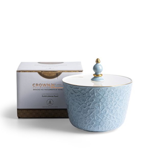 [ET2131]  Large Porcelain Vase From Crown - Blue