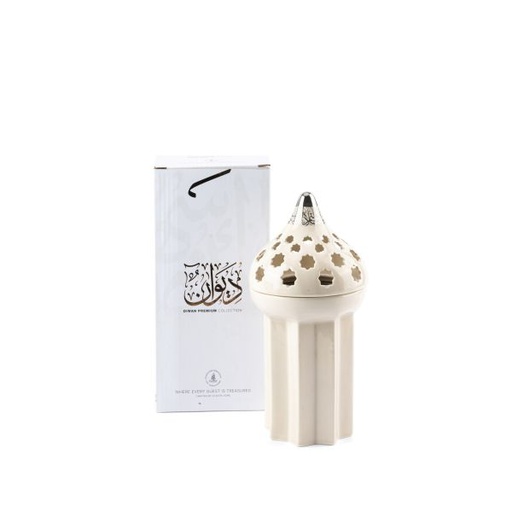 [ET2473] Luxury Incense Burner From Diwan -  Pearl