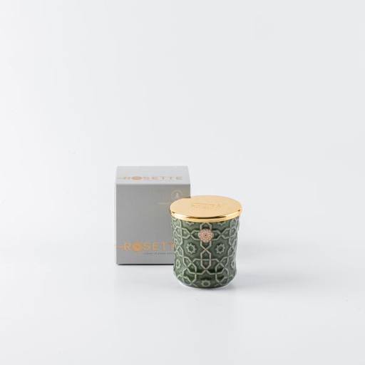 [ET2197] Small Luxury Scented candle From Rosette - Green