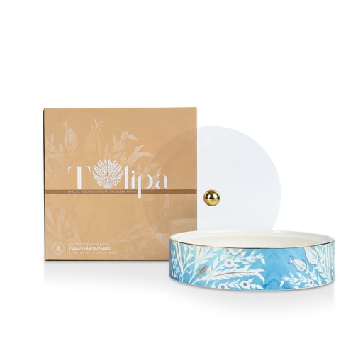 [GY1262] Large Date Bowl From Tolipa - Blue