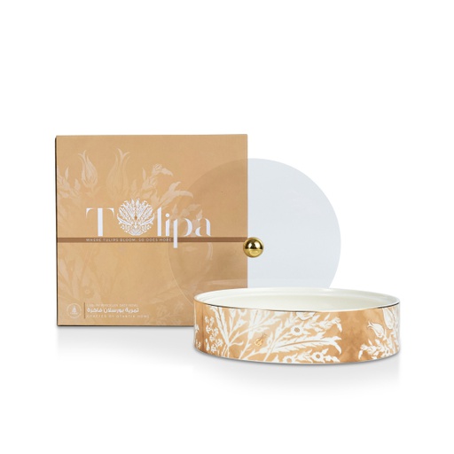 [GY1265] Medium Date Bowl From Tolipa - Brown