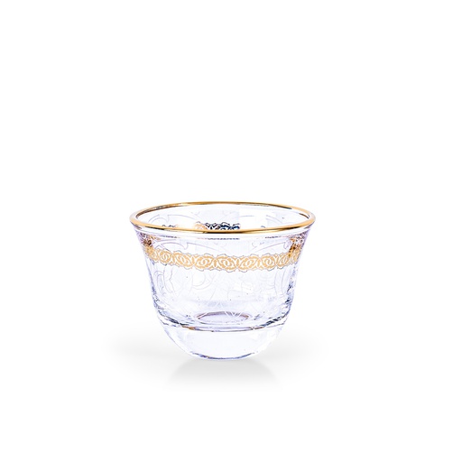 [GC1024G] Arabic coffee set of 6 Pieces From Majlis - Gold