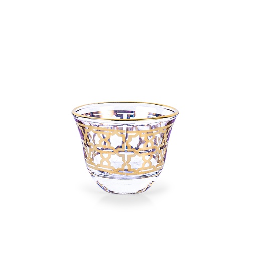 [GC1026G] Arabic coffee set of 6 Pieces From Majlis - Gold
